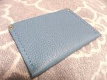 【ご予約品】トリヨンのカードケース・ブルージーン(水色)の画像