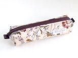 U様ご予約品リバティ ペンケース メガネケース ガーデン 茶