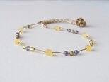 Yellow-Blue Short Necklaceの画像