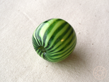 とんぼ玉 緑×黄色の画像