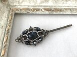 アンティーク調ヘアピン 黒
