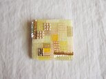 【生産終了品】tile-yellowブローチの画像