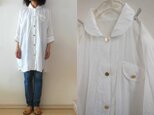 オフ白くったりリネン BIGシャツの画像