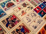 世界の切手フレークシール60枚セットの画像