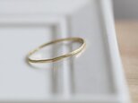 [K18YG] [18金] 極細シンプルリング