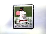 フィンランド　童話切手ブローチ949の画像