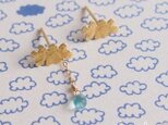 【個数限定】 Cloud ピアス - blue -の画像