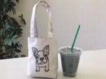 カフェ バッグ フレブル 茶の画像