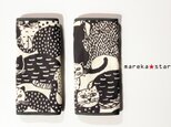 №357 ズレにくい肩ベルトカバー(3WAY)猫グレーの画像