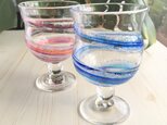 色雲母和飲グラス　ペアグラス　プレゼント　ギフトラッピング無料　送料無料の画像