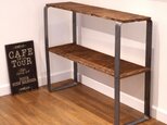 wood iron frame shelf