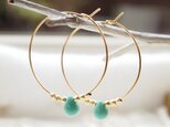 Hoop pierce turquoiseの画像