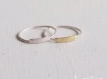 【再販】Flat Bar Ring Setの画像