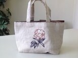 トートバッグ 芍薬の画像