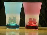 Hokumeg様　オーダー品　ねこと月・星のタンブラー　ペア　の画像