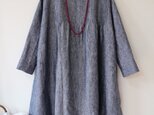 一枚限定★リネン100% ピンタックワンピース ★一枚限定