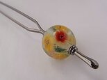＊M様ご予約品＊赤い花と黄色い花のかんざし
