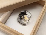 黒×金　vol.1　ガラス帯留