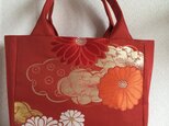 帯バッグ〜菊と梅〜の画像
