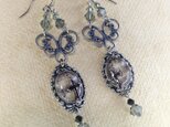 gothic ピアス／silverの画像