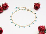 再販 - ＊ミニ ターコイズ　ブレスレット ＊