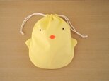 かわいいひよこ型巾着