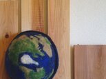 地球ハット　紺の画像