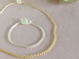 beads bracelet single(gold)の画像