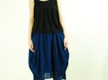 balloon skirt /藍染めの画像