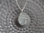 アクアマリン原石(青）ペンダント