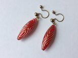 ノンホールピアス No.671レッドルーサイトの画像