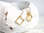 再販）◇Tiny square Dangle Earringsの画像