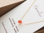 【7月の誕生石】カーネリアンのネックレス