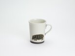 粉引コーヒーカップ(カバ)の画像