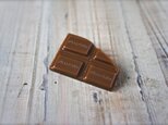 送無＊チョコレートのブローチの画像