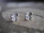 「m様受注品」四つ葉のかざぐるまピアス