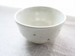 水玉ごはん茶碗（茶）の画像