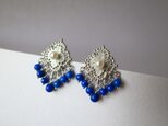 SV　Lapis lazuri・Pearl　 ピアス