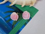 薔薇一輪ピアス