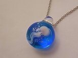 くらげのペンダント３・ガラス製
