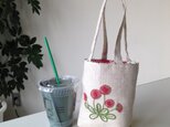 刺繍 カフェ バッグ デイジーの画像