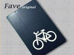 iPad Air 手染め レザーケース(自転車)の画像