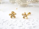 Petit fluer pierce one (gold plating)の画像