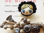 toricotte doll ブローチ