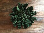 革花のヘアゴム 3Lｻｲｽﾞ グリーン