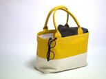 Half Color Bag - YELLOWの画像