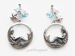 【M様ご予約品】人魚姫の耳飾り/ブルーストーン