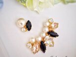 leafbijou earcuff【Black】の画像