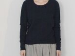 18-T0024① C circle neck l/s tee