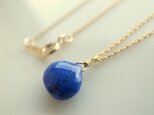 ラピスラズリの一粒ネックレス